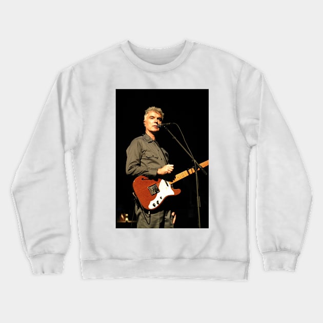 David Byrne Photograph Crewneck Sweatshirt by Concert Photos